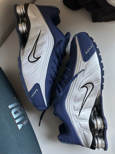 Nike shox bleue argenté - nike,