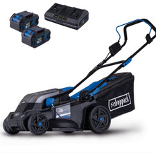 Scheppach Tondeuse à gazon sans fil BC-MP380-X – IXES 20 V – Largeur de coupe 38