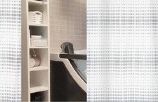 Noon Argent Textile Rideau De