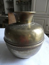 Ancienne CANNE BIDON A LAIT en LAITON NORMANDIE