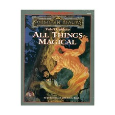 TSR Royaumes Oubliés Guide De Volo Sur Toutes Les Choses Magiques VG+