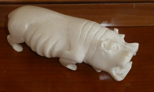 Sculpture hippopotame - d'un,