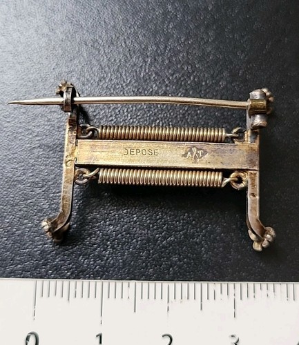 C0206 porte broche argent - ,