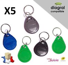 Lot de 5 badges Diagral