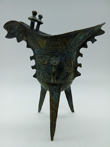 Chine tres beau vase jue - :,