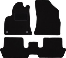 Tapis de sol en velours noir