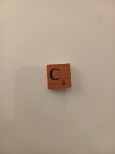 Lettre scrabble bois - lettre,