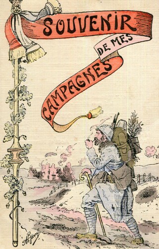 Carte militaire souvenir - carte,