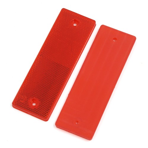 2pcs plastique rouge - , universel