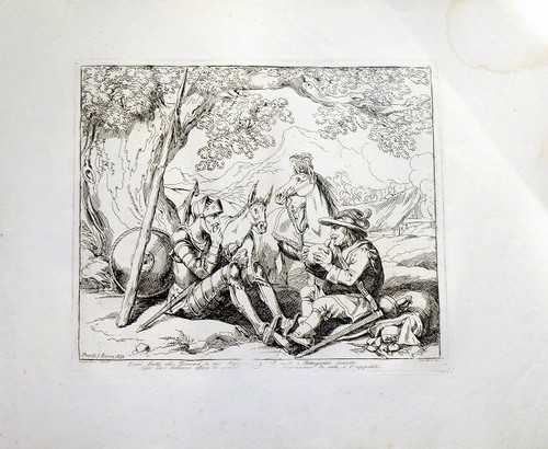 Eau forte pinelli 1833 le - pinelli,, 1833,