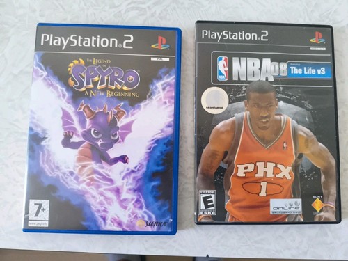 Lot jeux ps2 spyro nba - lot,