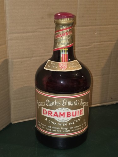 Bouteille liqueur drambuie - bouteille,