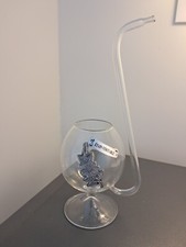 Pipe à cognac en verre et