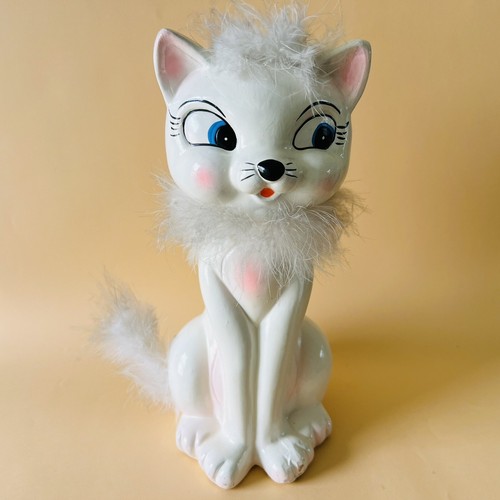 Grande tirelire chat vintage