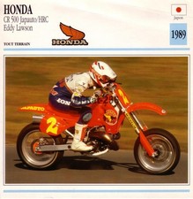 Fiche Moto : HONDA CR 500