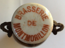 Bouteille ancienne de bière : Brasserie de Montmorillon