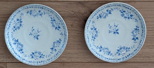 Soucoupe faience creil - 2,