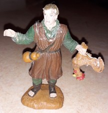 Santon oliver homme au coq 10cm