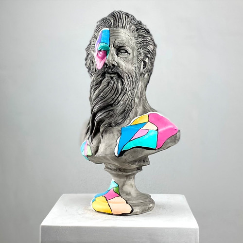 Sculpture pop art - , poséidon