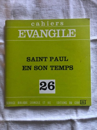 Cahiers evangile saint - evangile,