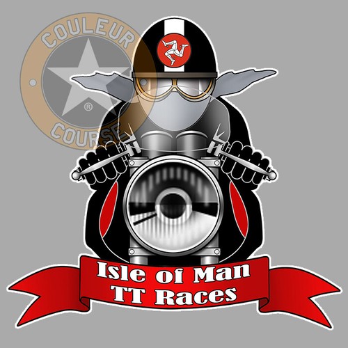 Motard isle man tt race - , of