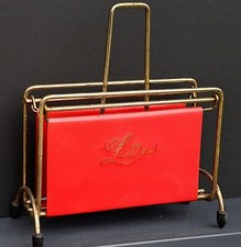 DECO bureau Vintage PORTE - LETTRES façon porte-revues ANNEES 50.