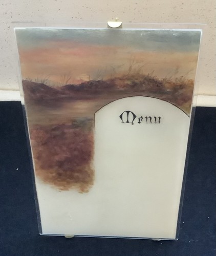 Ancien porte menu verre - ancien, porte-menu