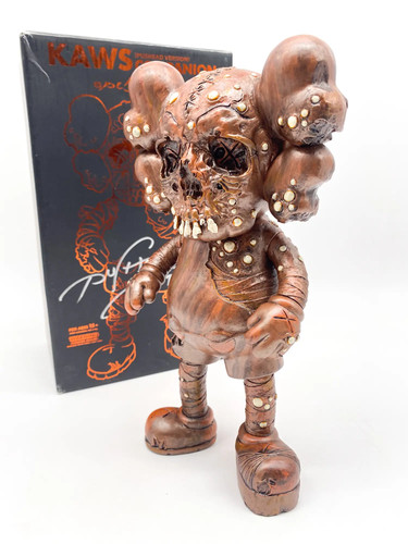 Kaws pushead bronze companion - kaws,