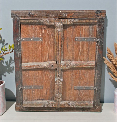 Ancien bois mural decow - ancien, en