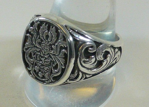 Anneau armoiries chevalier - armoiries,