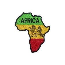 Afrique Rasta Drapeau Broderie