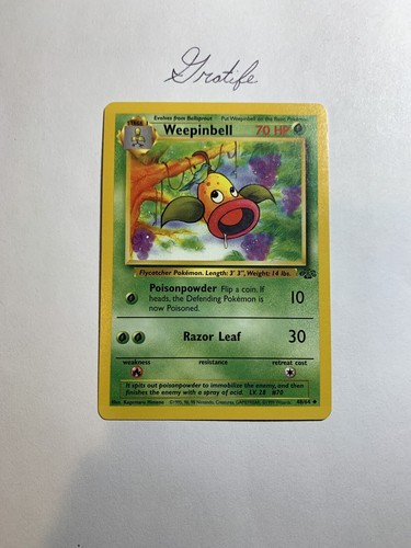 Pokemon tcg weepinbell - pokemon, tcg: