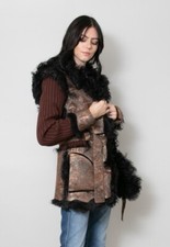 Veste en cuir vintage ROBERTO