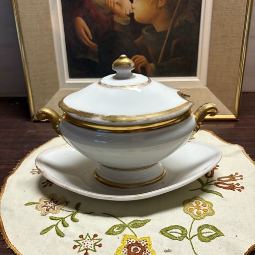 Ancienne saucière faïence - saucière,
