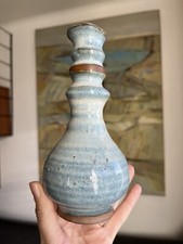 Jeanne & Yves Crespel, Vase Vintage En Céramique, Forme Libre