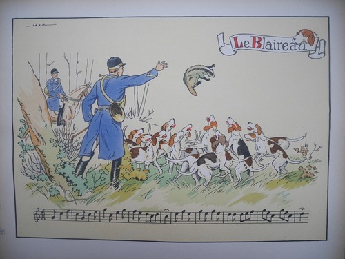 Pochoir ancien fanfares - pochoir,