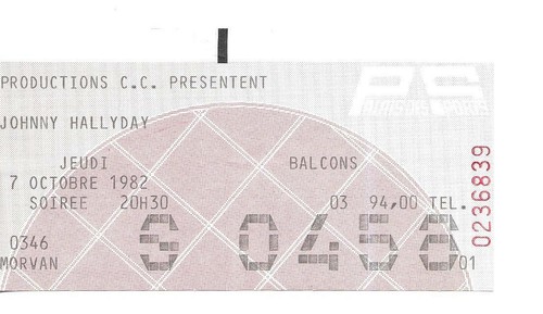 Rare ticket billet de - rare,