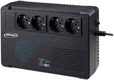 UPS Infosec ONDULEUR Zen Live 650 - 4 prises SCHUKO/FR LED/2A(66082)