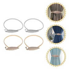  4 Pcs Petites Embrasses De Rideaux Embrases Voilage Supports Hauteur Moderne