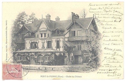 Cpa pont saint - 27, pierre