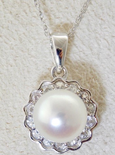 Pendentif collier blanc - collier, or