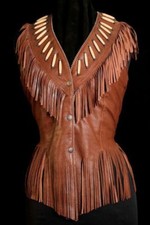 Femmes Marron Cuir de Vachette