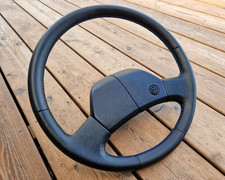 NOUVEAU volant caravelle multivan en cuir VW T3 T4 Transporter Ø 43 CM BLEU