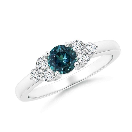 Bague solitaire ronde pierre