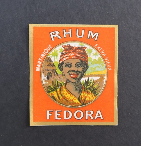 étiquette rhum fedora - rhum,