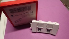 Legrand 77180 - Prise Double RJ45 Legrand Mosaic Cat.5e FTP pour Goulotte DLP