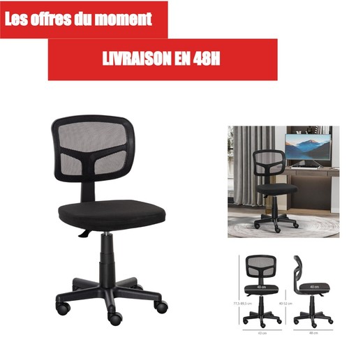 Vinsetto chaise bureau - vinsetto,