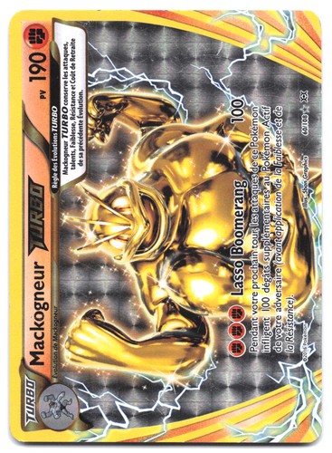 Carte pokémon mackogneur - carte,