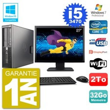 PC HP Z220 SFF Ecran 27" Core