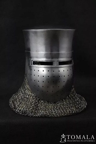 Casque bascinet italien